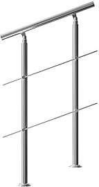 MONZANA® Treppengeländer Edelstahl Pflegeleicht