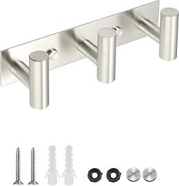Mooche Garderobenleiste mit 3 Haken 20cm -