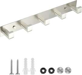 Mooche Hakenleiste Edelstahl Kleiderhaken Wand