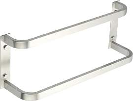 Mooche Schwarzer Handtuchhalter Wand, Doppelter