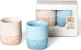 Moonkie Trinklernbecher Baby Silikon | 2er-Pack