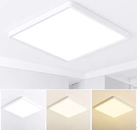 MOONSEA 40W LED Deckenleuchte Flach, Quadrat