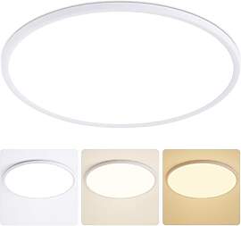 MOONSEA Deckenlampe LED Deckenleuchte Flach 52W, 3 