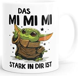 MoonWorks Kaffee-Tasse mit Spruch Das Mimimi stark 