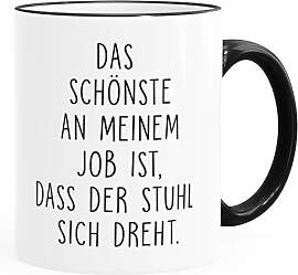 MoonWorks® Kaffee-Tasse mit Spruch Das Schönste