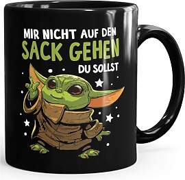 MoonWorks Kaffee-Tasse mit Spruch Mir nicht auf