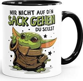 MoonWorks Kaffee-Tasse mit Spruch Mir nicht auf