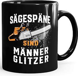 MoonWorks® Kaffee-Tasse Sägespäne sind