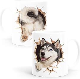 MoonWorks® Tasse für Husky-Halter Geschenk