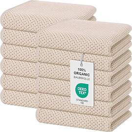 Moosfor Geschirrtücher 100% Baumwolle, 12er Set