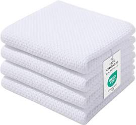 Moosfor Geschirrtücher 100% Baumwolle, 4er Set 32 