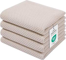 Moosfor Geschirrtücher 100% Baumwolle, 4er Set 32 
