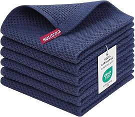 Moosfor Geschirrtücher 100% Baumwolle, 6er Set 30 