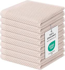 Moosfor Küchenhandtücher 100% Baumwolle, 8er Set 