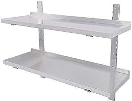 MOOTACO Wandbord Wandregal 2 Ablagefläche Regal