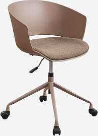Morgana Schreibtischstuhl Mit Rollen Braun Praline 