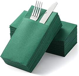 MORGIANA 50 Stück Bestecktaschen mit