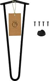MORIA DESIGN 1 Stück Hairpin Leg Tischbein 51 cm