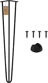 MORIA DESIGN 1 Stück Hairpin Leg Tischbein 80 cm