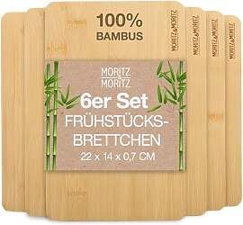 Moritz & Moritz Frühstücksbrettchen Bambus - 