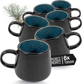 Moritz & Moritz SOLID 6er Tassen Set