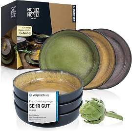 Moritz & Moritz VIDA 6er Suppen Teller Set