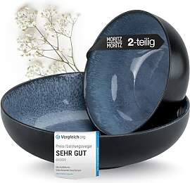 Moritz & Moritz VIDA Servierschalen Set Blau - 