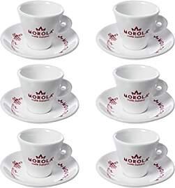 MOROLA Set Espressotassen aus Keramik mit
