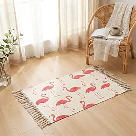 MORROWCAMP Boho Teppich klein 58 x 88 cm,