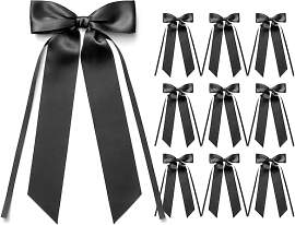 MORSUNBELA Geschenkschleifen Schwarz Schleifen