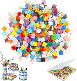 Mosaiksteine zum Basteln 600g, Kristall Mosaik
