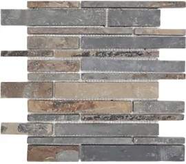 Mosani Mosaikfliesen Schiefer Mosaik Fliese