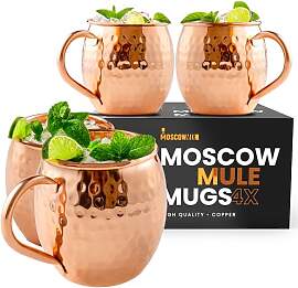 Moscow-Mix Moscow Mule Becher – Gehämmerte