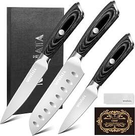 MOSFiATA Küchenmesser Set 3pcs-13 cm