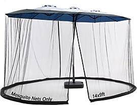 Moskitonetz für 4,6 m Terrassenschirm,
