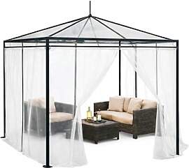 Moskitonetz für Pavillon 3x3m weiß –