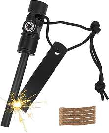 MOSTFUN Feuerstahl Feuerstein Survival Set,