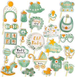 MOTIBACK Baby Shower Fotobox Accessoires, 26