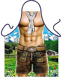 Motiv Schürze - Alpenmodel Sie - Schürze mit