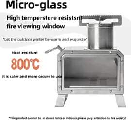 MOUNTAINHIKER Upgrade Holzofen aus Edelstahl für