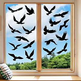 Moxled 20 Fensteraufkleber Vogelschutz,