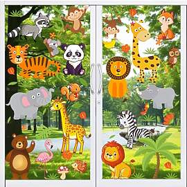 Moxled 9 Blatt Fensterbilder Kinderzimmer