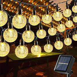 Moxled Solar Lichterkette Aussen 100 LED, 17M