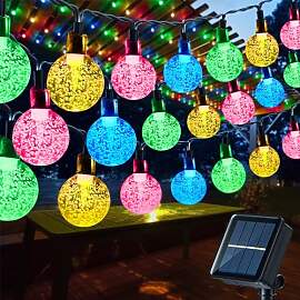 Moxled Solar Lichterkette Aussen 100 LED, 17M