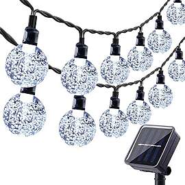 Moxled Solar Lichterkette Aussen 60 LED, 11M