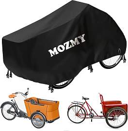 MOZMY Lastenrad Abdeckung – Fahrradgarage für