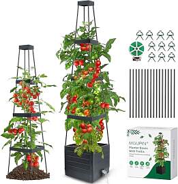 MQUPIN 145cm Tomaten Pflanzkästen, 1 Stück