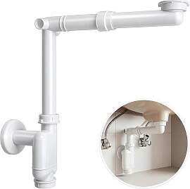M. ROSENFELD HOME Raumsparsiphon Waschtisch Siphon 