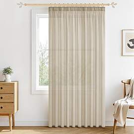 MRTREES gardine kräuselband Gardinen 300cm breit