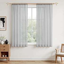 MRTREES Vorhänge Gardinen mit Store Vorhang Voile 